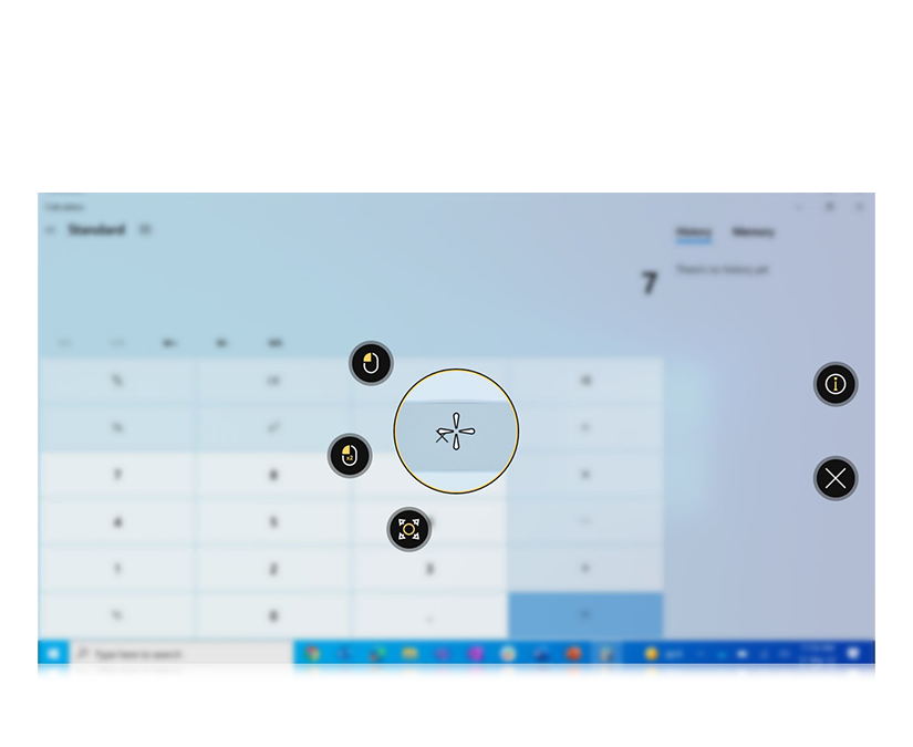 Tilpassede samhandlingsmeny-alternativer for Tobii Dynavox TD Control