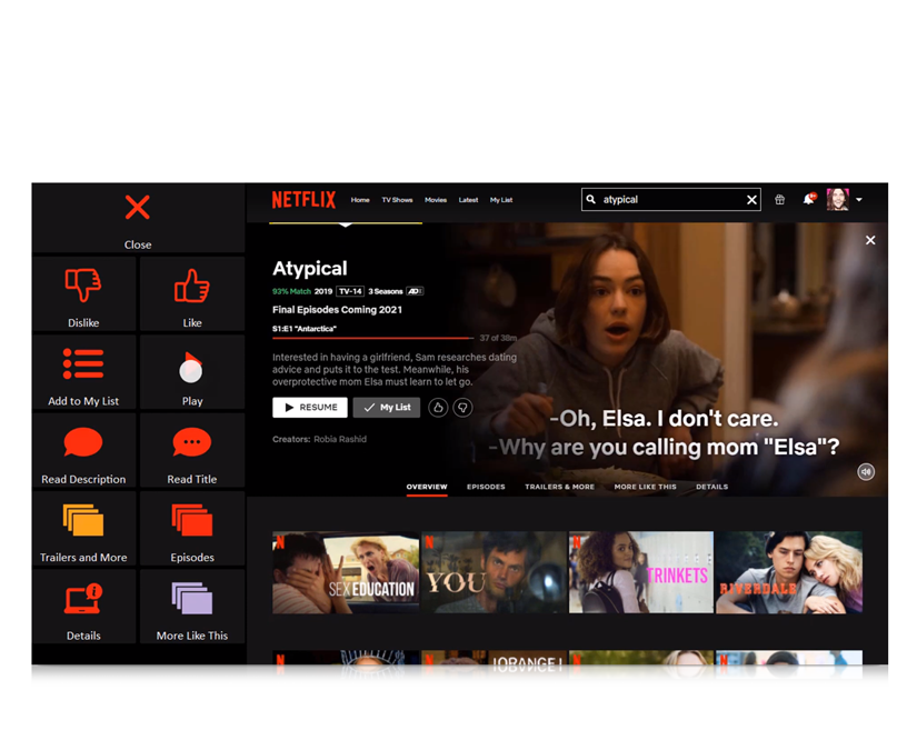 Tobii Dynavox Communicator 5 tilgjengelig Netflix