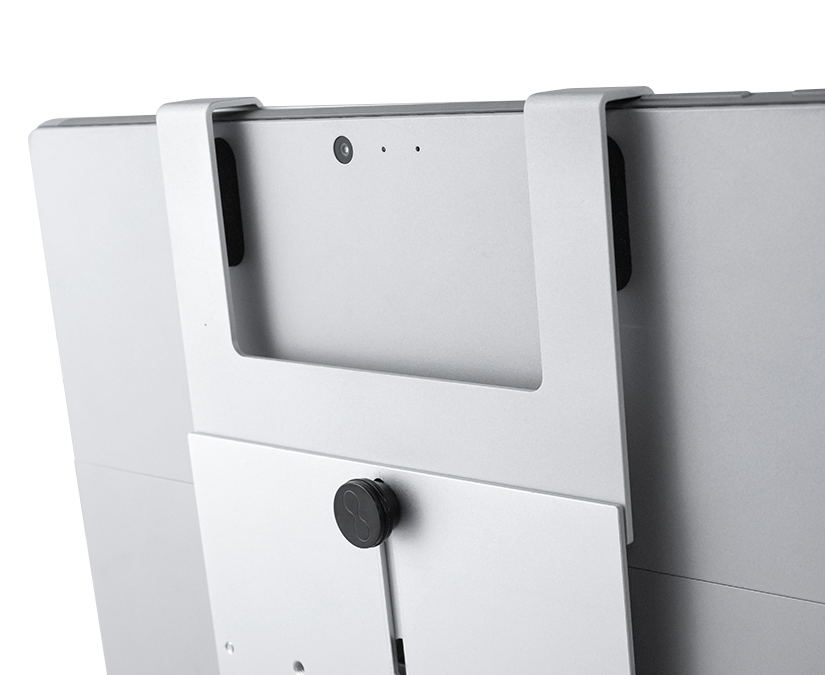 Tobii Dynavox PCEye Bracket angled back view