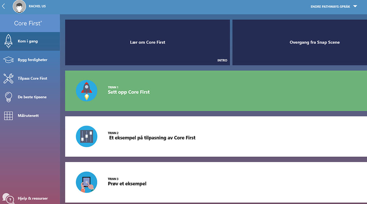 Kom i gang med Pathways for Core First