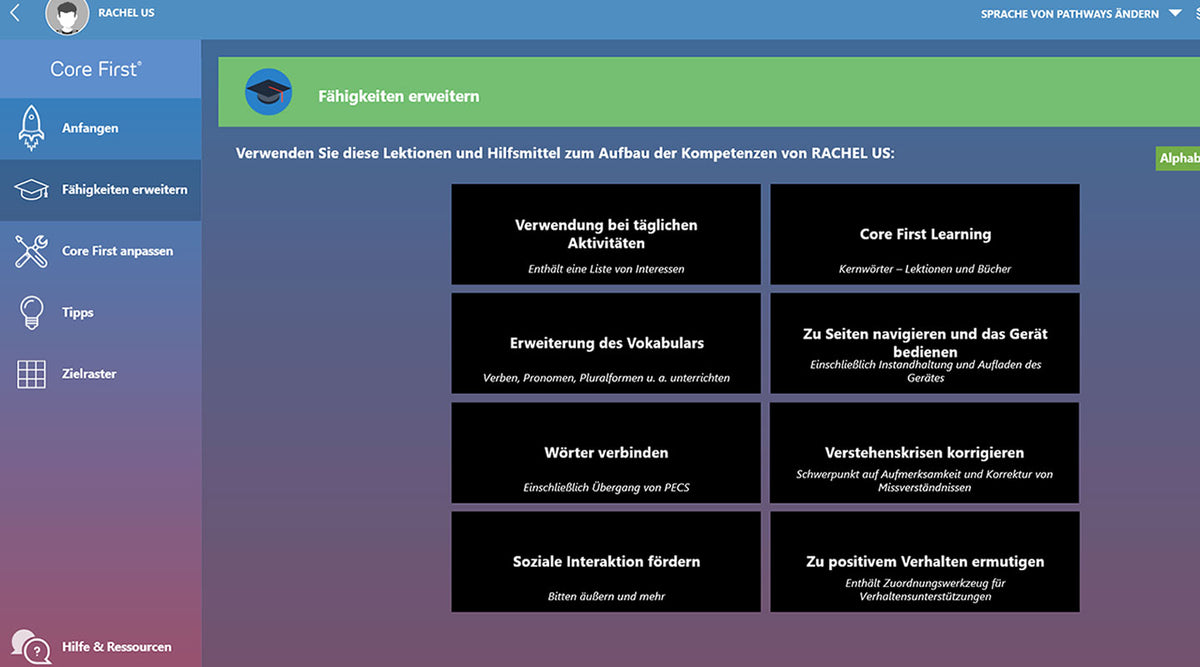 Bygg ferdigheter med Pathways for Core First